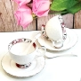 Комплект кафе със рози, снимка 3