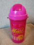 Пластмасова детска чаша със сламка на Winx, снимка 2