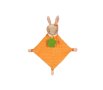  Бебешка пелена, с дъвчащо зайче, оранжево, 35x33см
