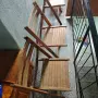 Дървени сгъваеми столове, снимка 4