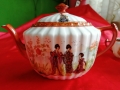 Китайски Костен Порцелан Комплект за Чай ,Маркиран!, снимка 4