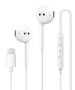 Apple Earpods Lightning Connector кръгли слушалки,