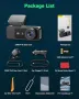 Нов Dash Cam 4K + 1080P двоен видеорегистратор WiFi камера за кола 64GB, снимка 6