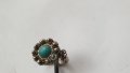 Стар филигранен сребърен пръстен, снимка 1 - Антикварни и старинни предмети - 42702371