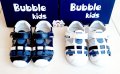 №19-№24, Бебешки сандали за момче BUBBLE KIDS в синьо и в бяло, снимка 6