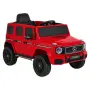 ТОП ЦЕНА!НОВО!Акумулаторен джип Mercedes-Benz G580 RED с 12V батерия,МЕКИ ГУМИ,кожена седалка,USB, снимка 1