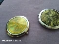 Огледала от соца нови 2 броя сгъваеми джобни козметични, снимка 1