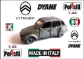 Citroen Dyane EL52 Polistil MADE IN ITALY 1:43, снимка 1