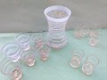 Български Сервиз от 1970г Гарафа и чаши, снимка 9