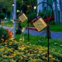 Декоративна соларна лампа със светлинни спринклери – ефект „водопад“, 60 LED, топла бяла светлина, снимка 6