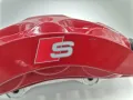 К-т Нови Червени Спирачни Апарати Audi S4 8W B9 S5 F5 350mm , снимка 13