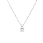 Златнo колие с диаманти 0,17Ct. чистота:SI 50см. модел:42920-1, снимка 2