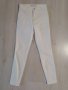 Бели вталени дънки с висока талия Zara M, снимка 5