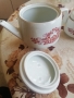 Порцеланов комплект чайник и захарница, снимка 11