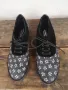 Обувки с оригинален десен и допълнителен ефект с ресни, снимка 1