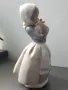 NAO Lladro статуетка 21см/НАО ЛАДРО испанска порцеланова фигура на момиче с агне, снимка 2