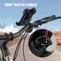 Стойка за мобилен телефон INVANTI за смартфони 4.7''-7'', велосипед/мотоциклет, снимка 6