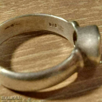 Дамски сребърен пръстен, снимка 4 - Пръстени - 44682293