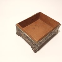 Японска стара кутийка метал и дърво Уникат Made in Japan, снимка 4 - Други ценни предмети - 41680068