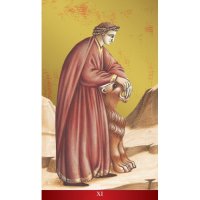 карти таро LOSCARABEO DANTE нови  Престижно издание, издадено за 700-годишнината от смъртта на Данте, снимка 3 - Карти за игра - 35661891