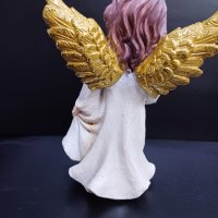 Висок Златен ангел от висококачествен полирезин , снимка 9 - Статуетки - 42689933