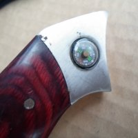 Голям ловджииски нож с калъф-красавец, снимка 4 - Ножове - 34836412