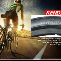Велосипедна гума KENDA Kwick (24 x 1.95) (50-507) черна/бели ленти, снимка 10 - Части за велосипеди - 41104143