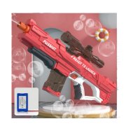 Водна пушка Mercado Trade, За деца и възрастни, Бърза стрелба, Червен, снимка 5 - Електрически играчки - 41335283