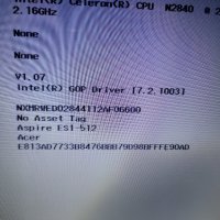 Acer ES1 512 на части , снимка 3 - Части за лаптопи - 38649321