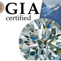 Сертифициран Диамант GIA 0,40 карата G/VS Брилянт HRD Подарък Идея РД, снимка 1 - Други - 41711191