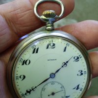 Джобен швейцарски часовник Buren,оригинал, снимка 4 - Антикварни и старинни предмети - 41406331