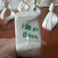 Стар български порцелан салфетници рингове халки пръстени за салфетки , снимка 2 - Антикварни и старинни предмети - 41846673