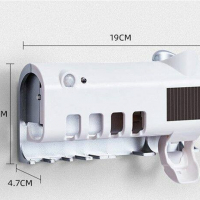 Поставка, дозатор и UV стерилизатор за четки за зъби, снимка 3 - Други - 36434573