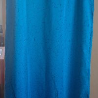 Дълга лятна рокля в синьо L, XL, снимка 1 - Рокли - 40951259
