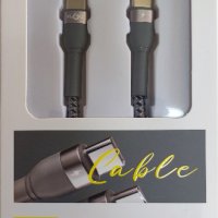Кабел USB на Type-C на Type-C - KLGO S-49, снимка 2 - USB кабели - 40181716