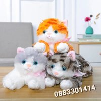 Плюшено коте Пухкава Котка 40см , снимка 1 - Плюшени играчки - 41967405