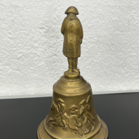 Масивна бронзова камбана / звънец - Наполеон. №5125, снимка 5 - Колекции - 44511279