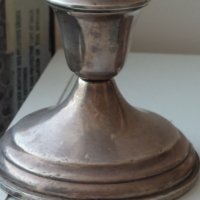 Сребърни свещници 1060 грама,цената е за трите./Сребро 925-Англия/, снимка 4 - Колекции - 41959076