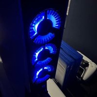 Нов Охлаждащ вентилатор за PS5 Плейстейшън 3 USB порта LED светлина Геймъри, снимка 8 - Аксесоари - 41848630