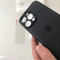 Кожен кеис за iPhone 14 pro max и 6D протектор за екрана, снимка 1 - Други - 41876435