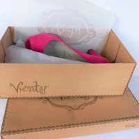 Дамски ярко розови обувки, № 38, естествен велур, неразличими от нови, снимка 6 - Дамски елегантни обувки - 42325546