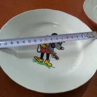 Стар български порцелан детски комплект за хранене , снимка 5 - Антикварни и старинни предмети - 41618318