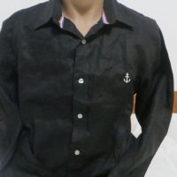 Мъжка риза с дълъг ръкав от лен The Mehanovic Brothers , снимка 1 - Ризи - 38869565