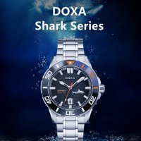 DOXA SHARK кварцов часовниk,водоусточив,дата,въртящ се безел, снимка 2 - Мъжки - 41745645