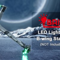 BRIKSMAX Led Lighting Kit за LEGO Star Wars B-Wing Fighter - Съвместим с Lego 10227 Building Blocks , снимка 6 - Колекции - 41169705