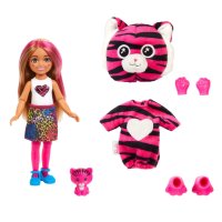 Barbie® Cutie Reveal™ Jungle Series Chelsea™ - Тигър - изненада HKR15, снимка 2 - Кукли - 40248848