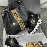 Дамска чанта портфейл и обувки Versace код 418, снимка 1 - Дамски ежедневни обувки - 34543191