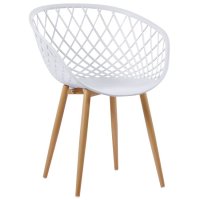 Икономични дизайнерски градински пластмасови столове кресла в черен цвят , снимка 7 - Градински мебели, декорация  - 40215212