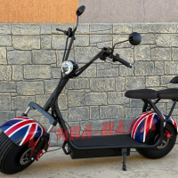 Електрически скутер ’Harley’ 1500W 60V+LED Дисплей+Преден LED фар+Bluetooth+Аларма+Мигачи и габарити, снимка 4 - Мотоциклети и мототехника - 36418268