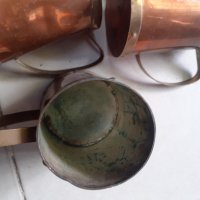 Стари медни чаши лот, снимка 2 - Декорация за дома - 44196291